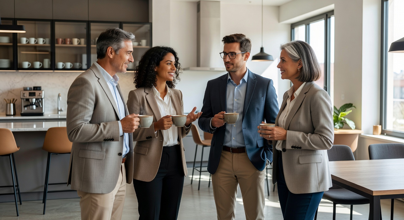 El equipo de Crecimiento Profesional en reunión interna